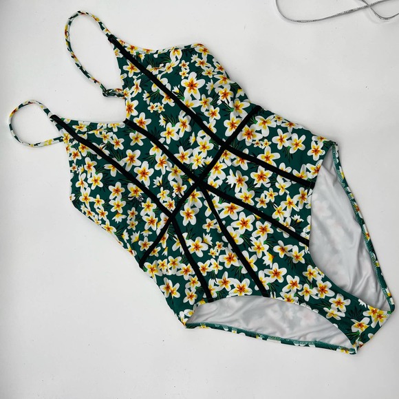 Cupshe Swim Cupshe Bathing Suit 4 Xl Green Swimsuit Swimwear One